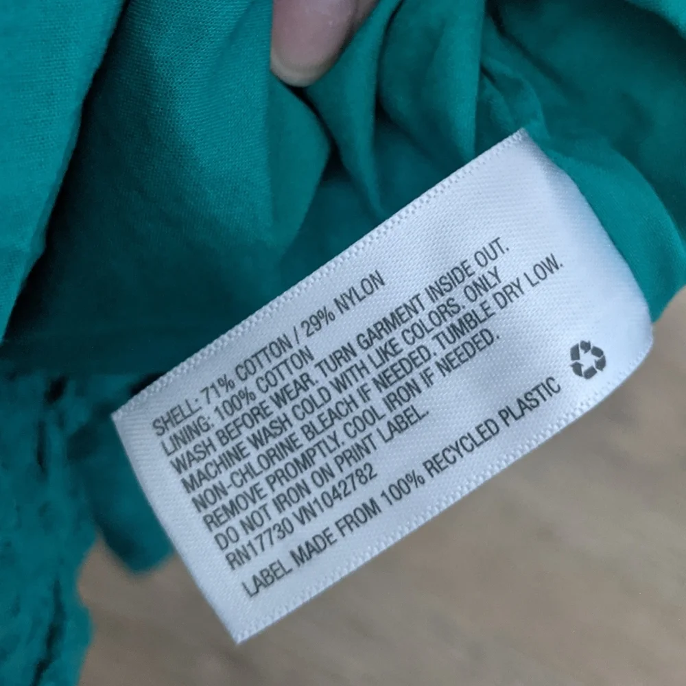 OshKosh Genuine Kids Teal Lace Eyelet Flare Dress